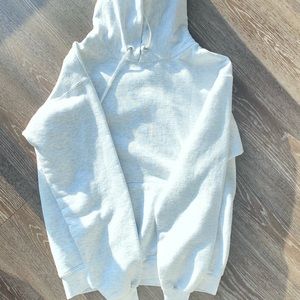 Heather grey sweatshirt